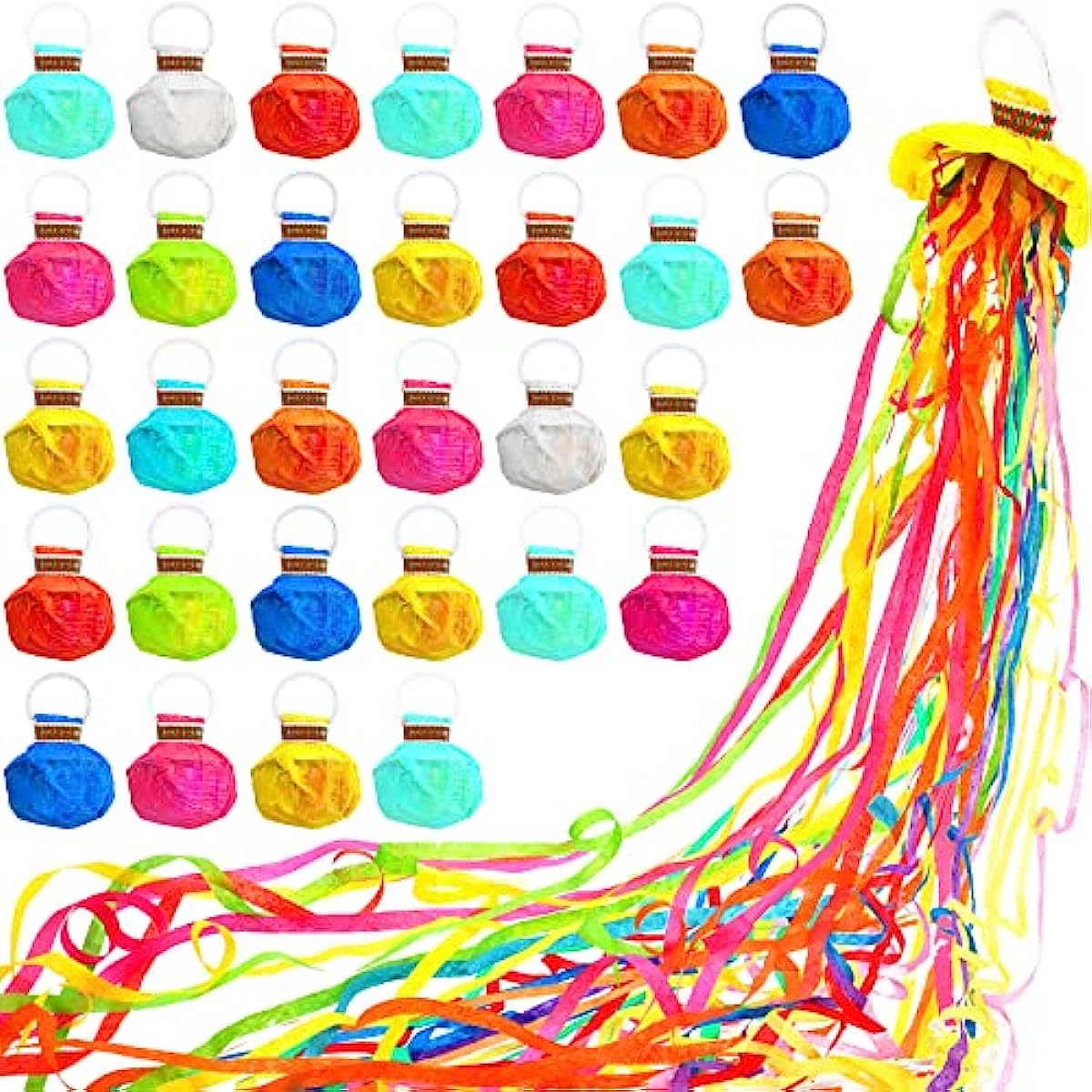 Confetti Cannon Tube - 10 adet Poppers El Atmak Flama