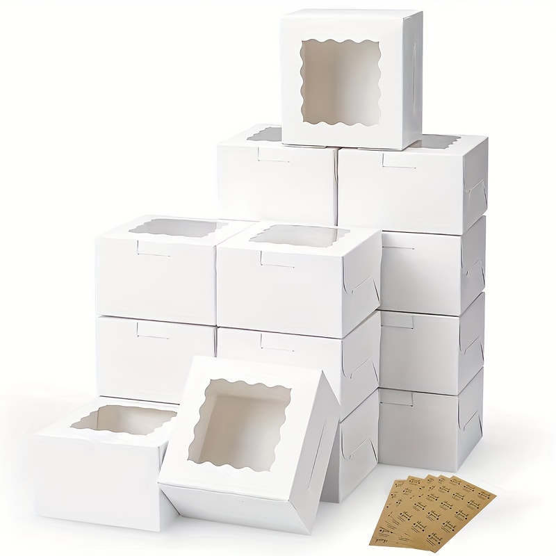 Event Supplies - 10 adet Kraft kağıt kek şeker
