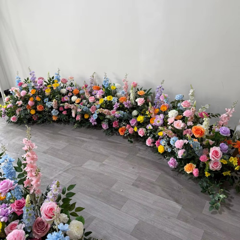 Beyaz ve yeşil çiçek şeritleri - Dessert Table Backdrop incelemesi ve fiyatı