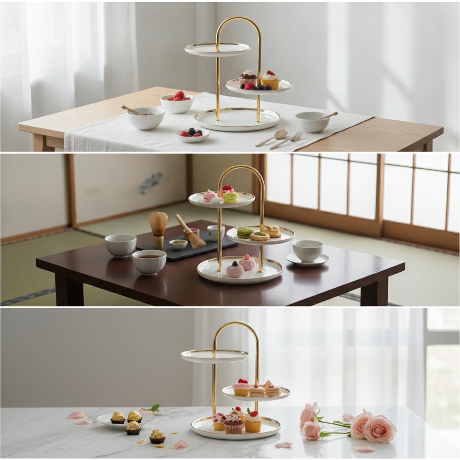 Saplı Katmanlı Stand Seramik Ş - Cupcake Stand Tier incelemesi ve fiyatı