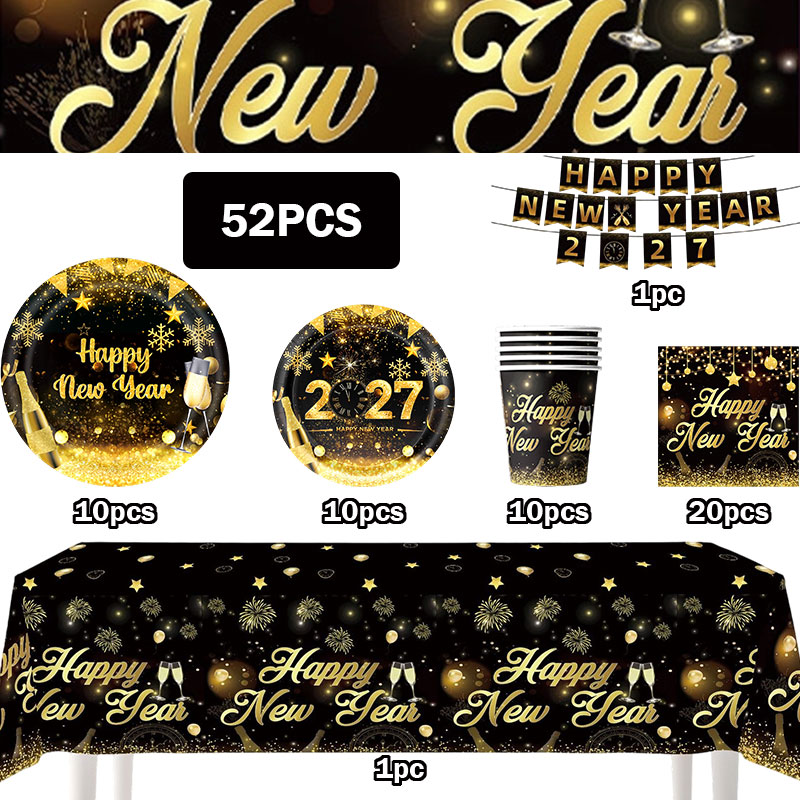 2027 Mutlu Yeni Yıl Parti Süsl - Party Banner Gold incelemesi ve fiyatı