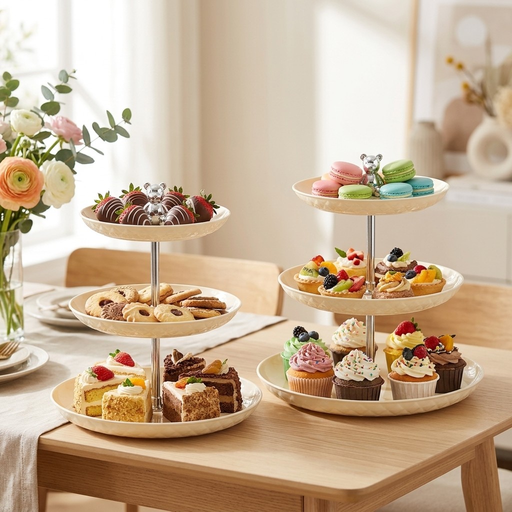 2/3 Katmanlı Plastik Kek Stand - Cupcake Stand Tier incelemesi ve fiyatı