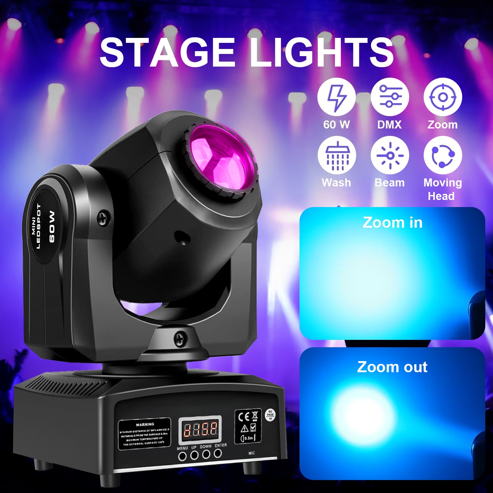 2 adet 60W Mini Led Dmx Gobo h - Event Party Dj incelemesi ve fiyatı