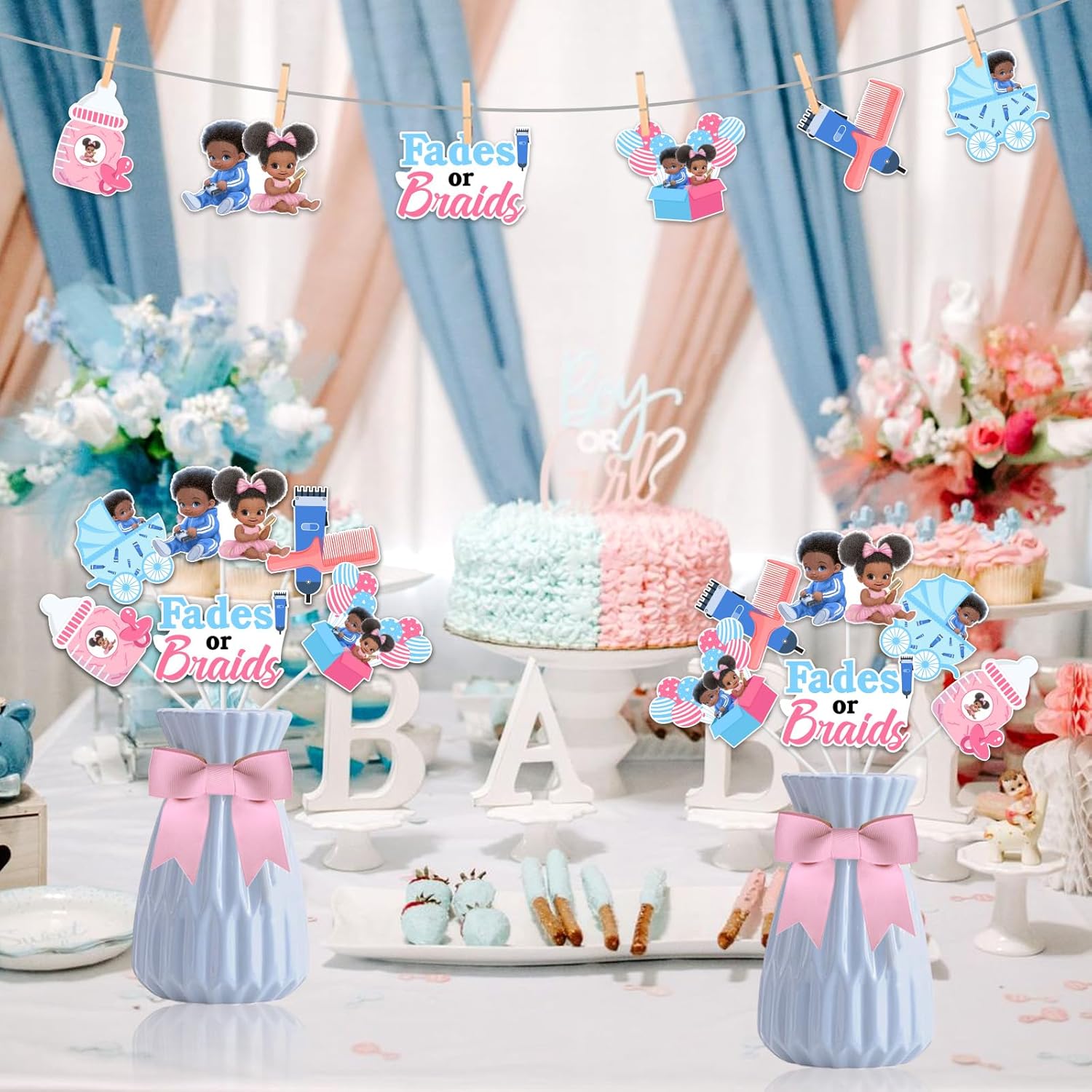 1 Set Fades veya Örgü Şeklinde - Centerpiece Stick incelemesi ve fiyatı
