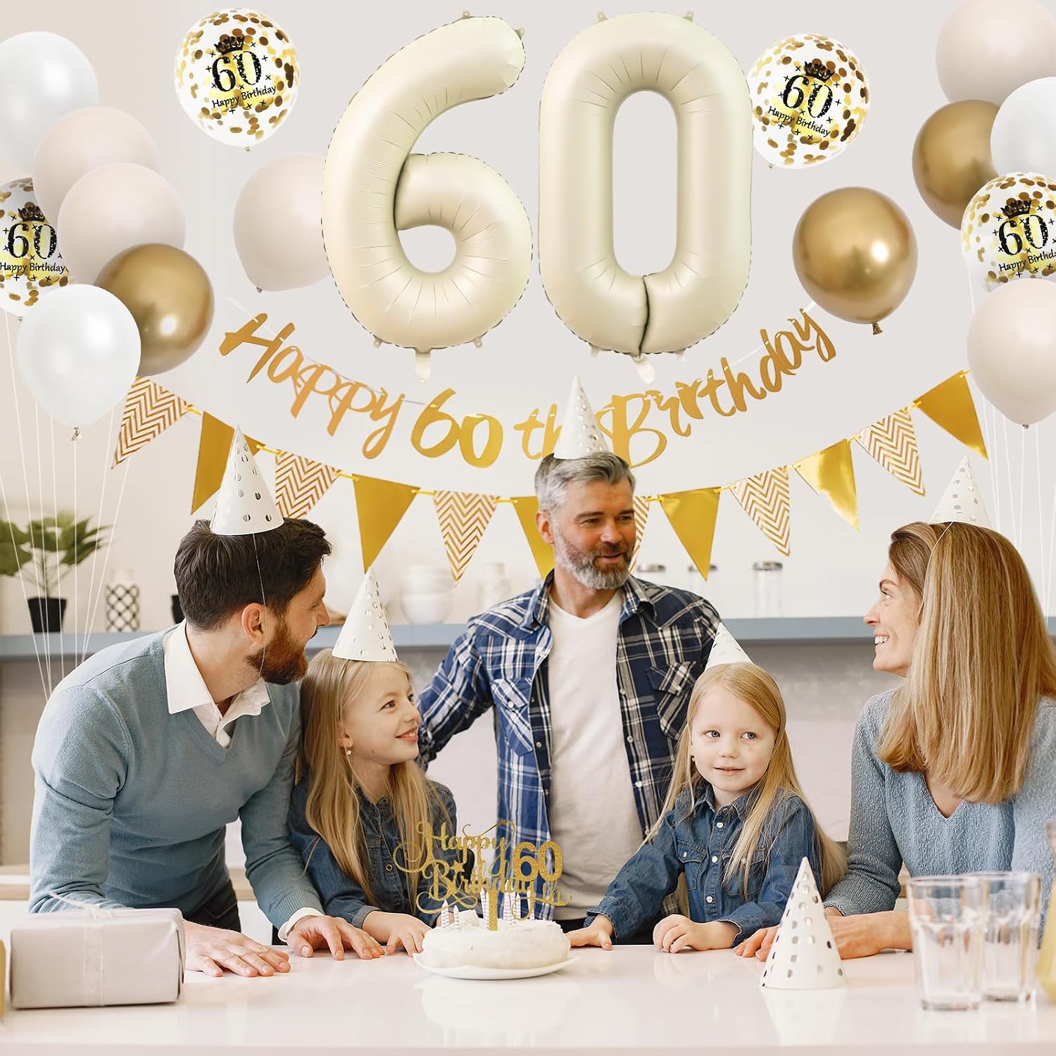 Kum Beyazı Altın 60. Doğum Gün - Party Banner Gold incelemesi ve fiyatı