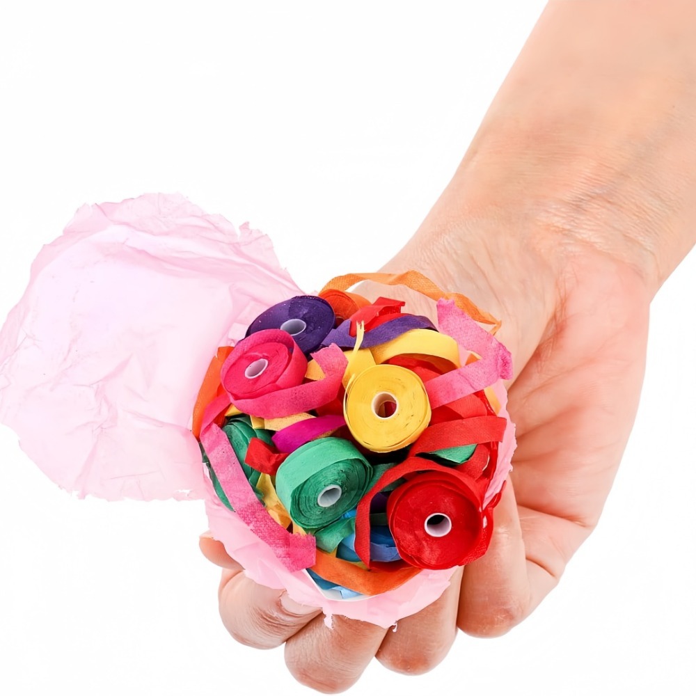 10 adet El Atma Şerit Çekme Ko - Confetti Cannon Tube incelemesi ve fiyatı
