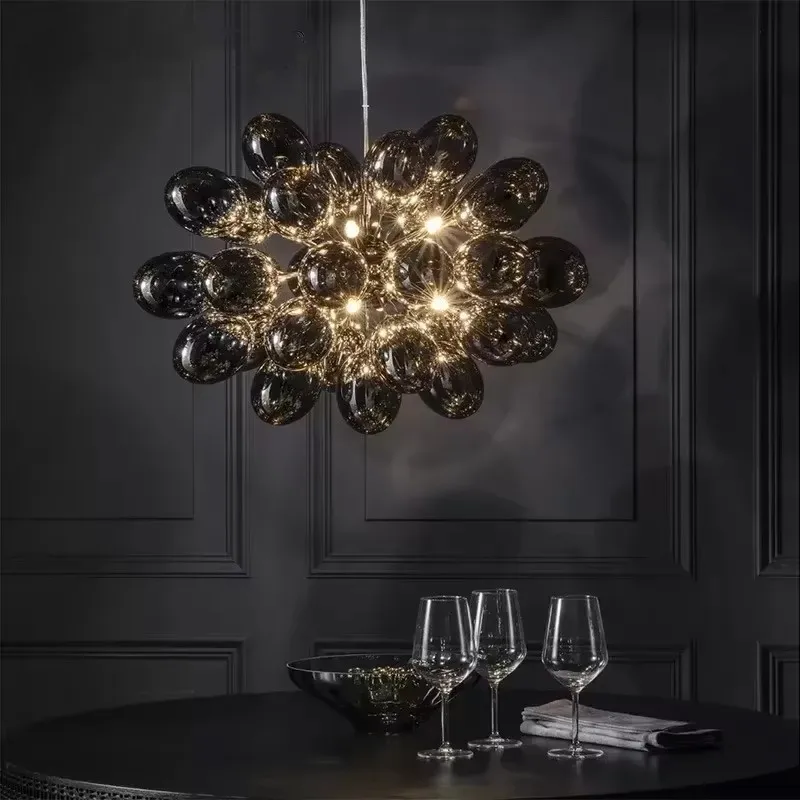 Kabarcık Avize Gri Cam Sarkıt  - Led Balloon Light incelemesi ve fiyatı