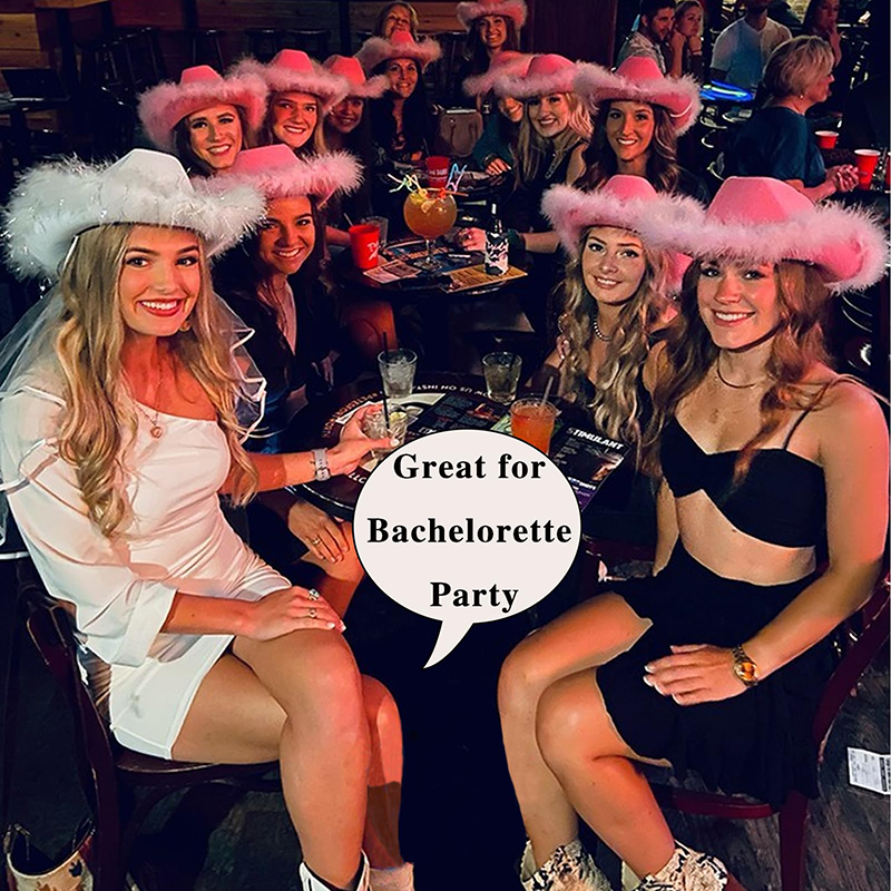 5-18 adet tüy batı kovboy şapk - Party Hat Cone incelemesi ve fiyatı